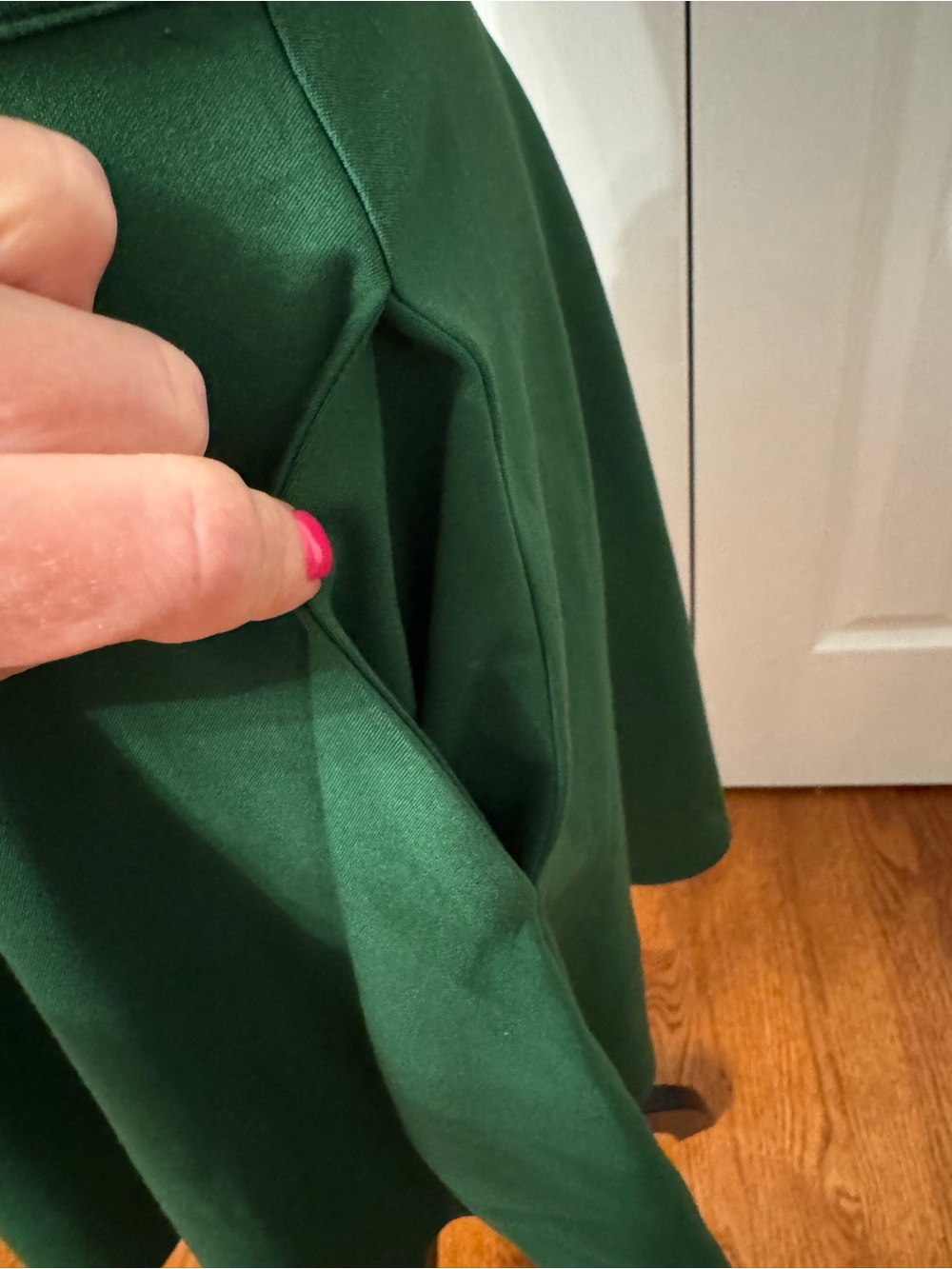 Modcloth Classic Green Flared Skirt - Women - Picture 2 of 4